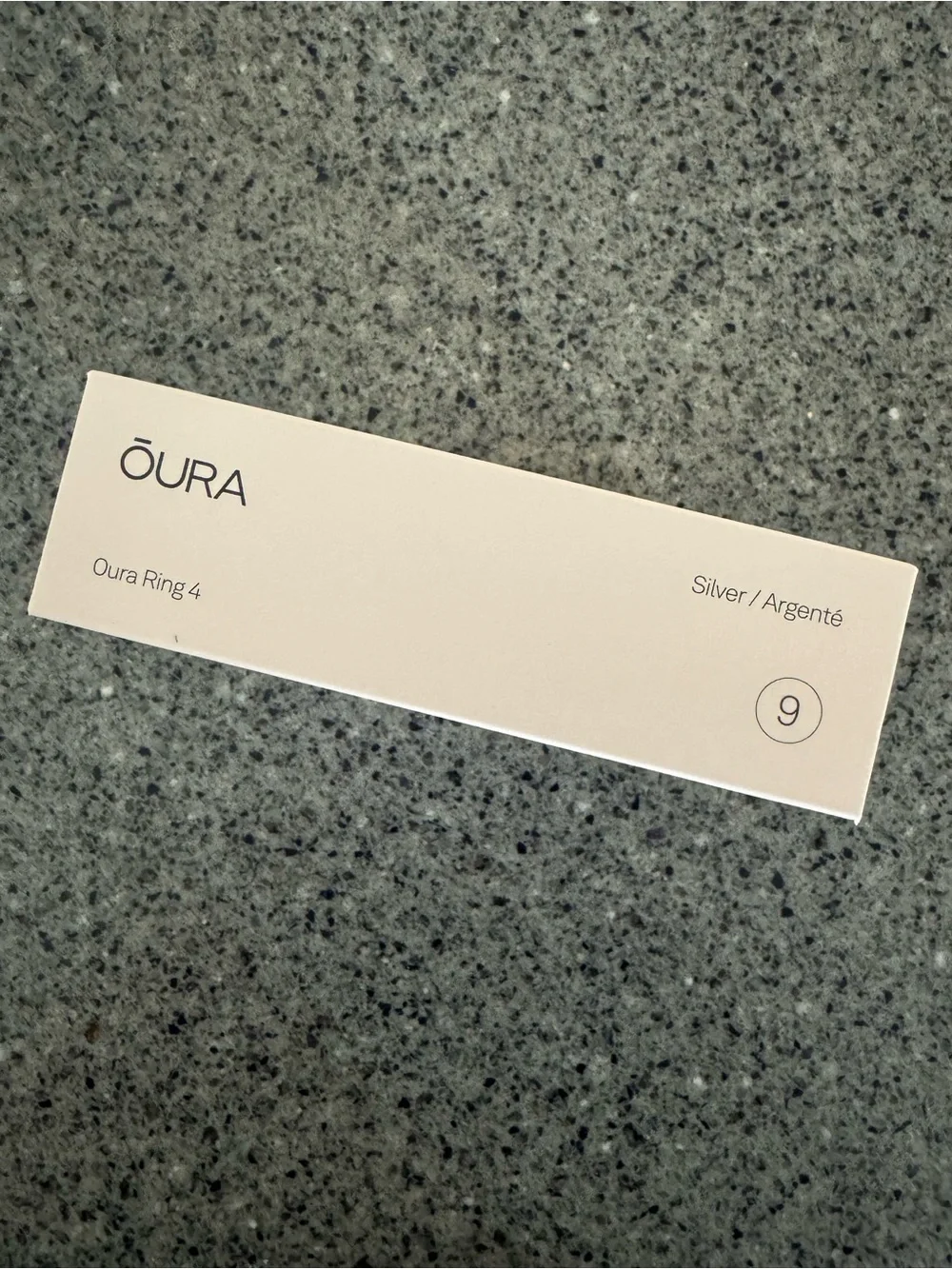 NWT Oura Silver Ring 4 Silver Size 9 - NEVER USED